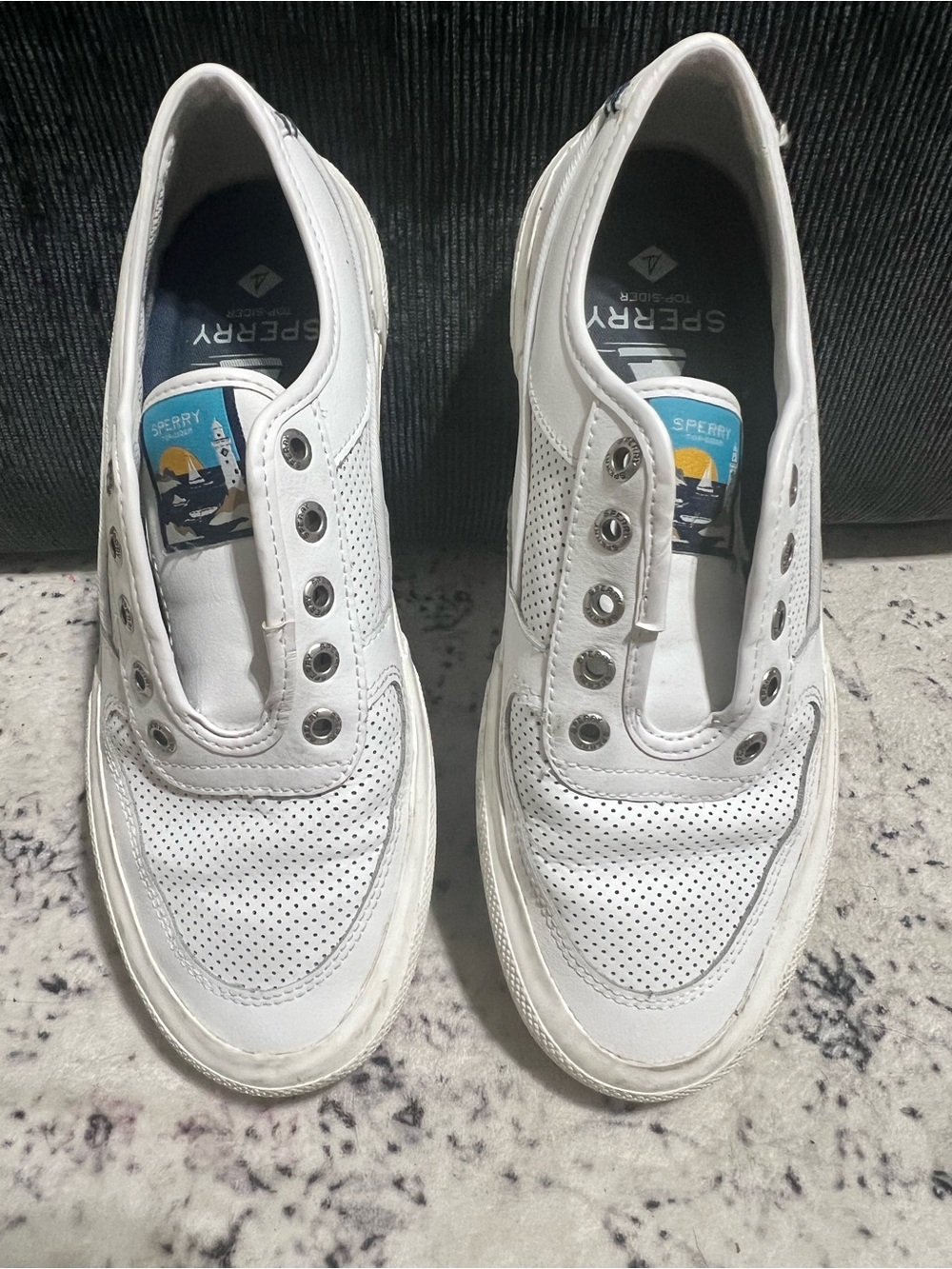 NWOB Men’s Sperry Soletide sneakers - White US 7.5